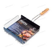 Решетка для барбекю объемная "СЛЕДОПЫТ" Family, 31х24х5,5 см/16/