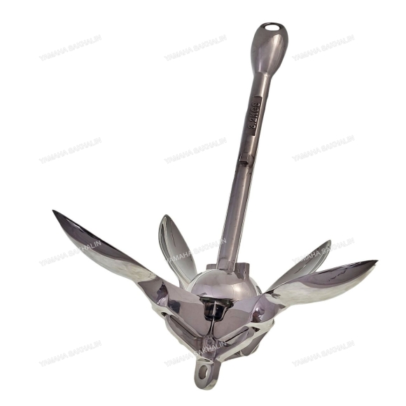 Якорь раскладной, кошка, 3.2кг нержавеющая сталь, полированный A010303