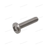 Винт с полукруглой головкой крестообразным шлицем М6х25 Винт с полукруглой головкой крестообразным шлицем М6х25