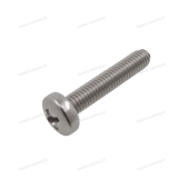 Винт с полукруглой головкой крестообразным шлицем М5х25 Винт с полукруглой головкой крестообразным шлицем М5х25