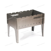 Мангал "Следопыт" складной, 490х310х370 мм, толщина 2 мм, без шампуров Мангал "Следопыт" складной, 490х310х370 мм, толщина 2 мм, без шампуров