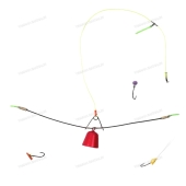 Снасть на камбалу Davy Jones Бабочка (160 гр, крючки №15х1+16х2, Pink UV) Снасть на камбалу Davy Jones Бабочка (160 гр, крючки №15х1+16х2, Pink UV)