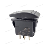 Включатель (On)-Off-(On), SPDT, 12V, 20A SF50701-7-A1 Включатель (On)-Off-(On), SPDT, 12V, 20A SF50701-7-A1