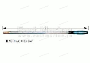 Вал приводной Yamaha 650/701 Wave Raider(DLX), Wave Runner III/760 Wave Raider'96, (6R8-45511-00-00)