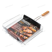 Решетка для барбекю объемная "СЛЕДОПЫТ" Royal , 40х30х7 см/18/