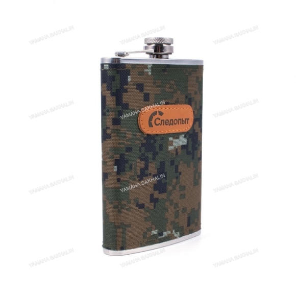 Фляжка "СЛЕДОПЫТ", в оплетке из oxford camo pixel, 280 мл PF-BD-F22