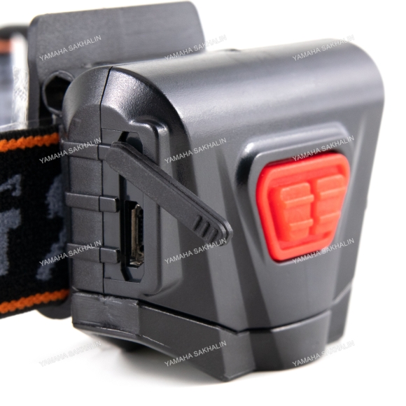 Фонарь для кепки "СИБИРСКИЙ СЛЕДОПЫТ-Протон", 1 COB + 2 LED, аккум. 220В, USB/200/