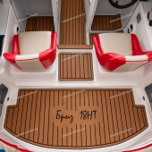 Палубное покрытие Eva-Teak серое/черное для Бриз-18HT (кокпит)