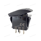 Включатель On-Off-On, SPDT, 12V, 20A SF50706-3-4P-A2BW Включатель On-Off-On, SPDT, 12V, 20A SF50706-3-4P-A2BW