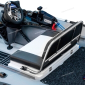 Сиденье-рундук с крышкой и мягкой спинкой