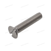 Винт с потайной головкой прямым шлицем М8х40 Винт с потайной головкой прямым шлицем М8х40