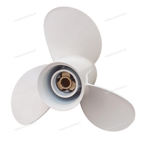 Винт Yamaha 13-1/2X16-K, 3-х лопастной, правого вращения. 6EK-45949-00
