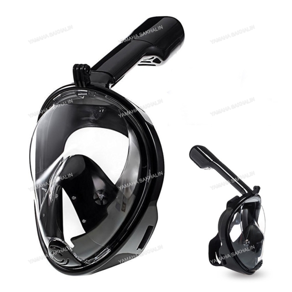 Маска с трубкой FREE BREATH, черная, размер L-XL SF70584-2BL