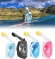 Маска с трубкой FREE BREATH, черная, размер L-XL SF70584-2BL