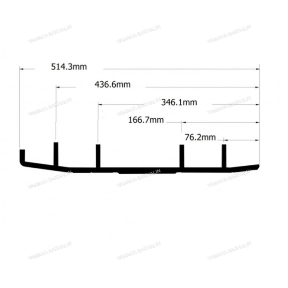 Коньки SPI A-04-0-4-642 для снегоходов Yamaha