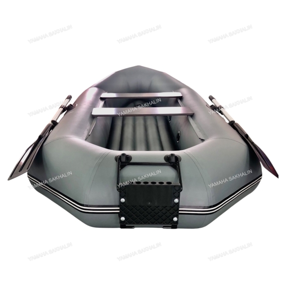 Лодка ПВХ "Бахта-290"Т (надувное дно) гребная 2-местная (серая)