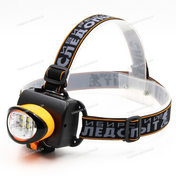 Фонарь налобный "СИБИРСКИЙ СЛЕДОПЫТ-Люминофор", 6 SMD LED, 3хАА/120/