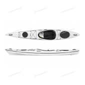 Каяк пластиковый. Подростковый TKA120 Каяк пластиковый. Подростковый TKA120