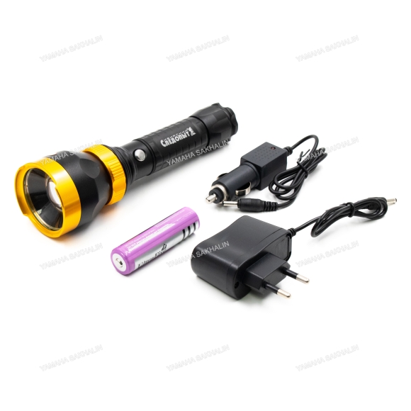 Фонарь ручной "СИБИРСКИЙ СЛЕДОПЫТ-Мастер, 1L, zoom, аккум. 220В+12В, 3хААА