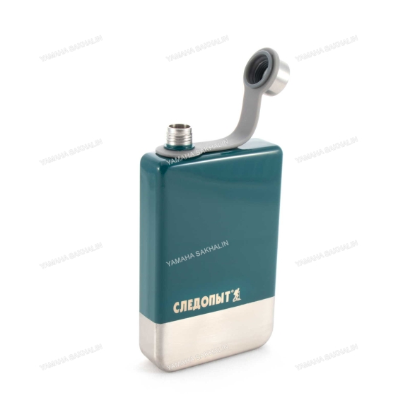 Фляжка «СЛЕДОПЫТ Green Edition – Traveller» зеленая, 230 мл, сталь 304/100/50/