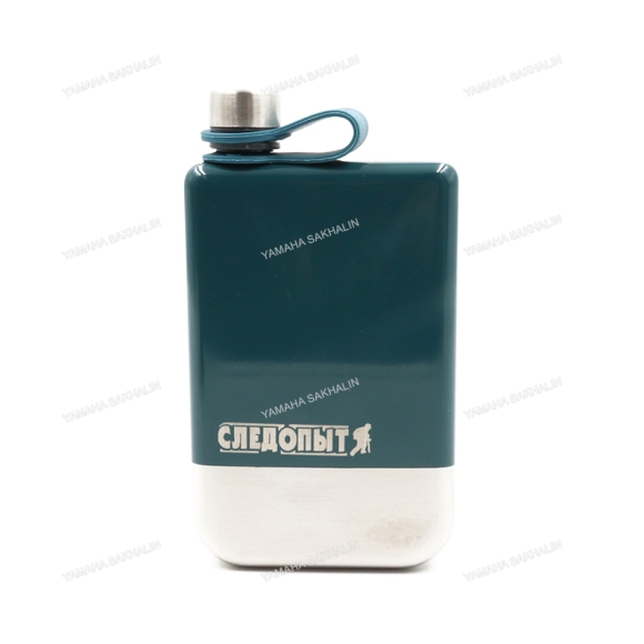 Фляжка «СЛЕДОПЫТ Green Edition – Traveller» зеленая, 230 мл, сталь 304/100/50/ Фляжка «СЛЕДОПЫТ Green Edition – Traveller» зеленая, 230 мл, сталь 304/100/50/