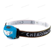 Фонарь налобный "СИБИРСКИЙ СЛЕДОПЫТ-Кварк", 1 COB + 2 LED, 3хААА/240/