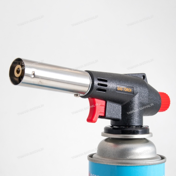 Газовая горелка RUNIS №8, черная, пьезо. (цанг.)/100/