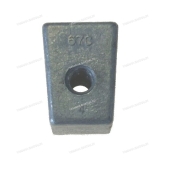 Анод Yamaha 40X, 40V, 50H, F40D, F50F, F60C 67C-45251-00 Анод Yamaha 40X, 40V, 50H, F40D, F50F, F60C 67C-45251-00