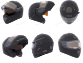 Шлем снегоходный модулярный CKX TRANZ RSV SOLID EDL, черный матовый (3XL) Шлем снегоходный модулярный CKX TRANZ RSV SOLID EDL, черный матовый (3XL)
