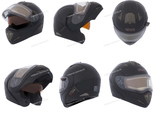 Шлем снегоходный модулярный CKX TRANZ RSV SOLID EDL, черный матовый (3XL) Шлем снегоходный модулярный CKX TRANZ RSV SOLID EDL, черный матовый (3XL)