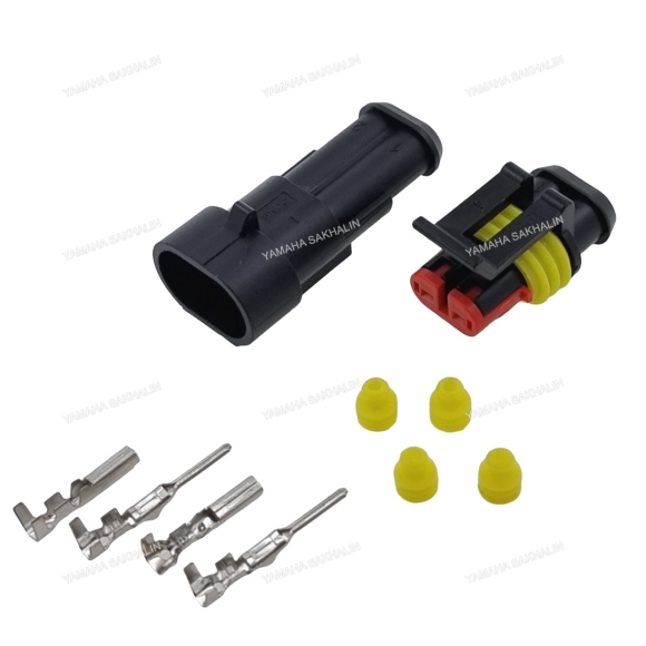 Водозащищёный разъем для провода: 0,5~1,5 мм2 SF54111-2P Водозащищёный разъем для провода: 0,5~1,5 мм2 SF54111-2P