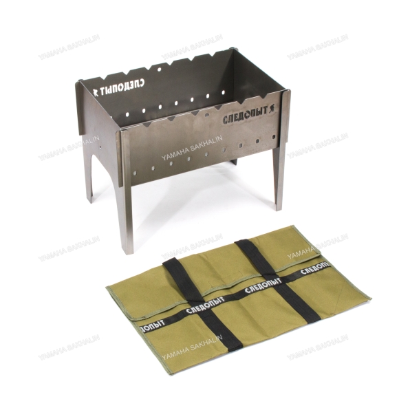Мангал "Следопыт" складной, 490х310х370 мм, толщина 2 мм, без шампуров, в сумке Мангал "Следопыт" складной, 490х310х370 мм, толщина 2 мм, без шампуров, в сумке