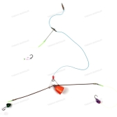 Снасть на камбалу Davy Jones Бабочка (100гр, крючки №15х1+16х2, Orange UV) Снасть на камбалу Davy Jones Бабочка (100гр, крючки №15х1+16х2, Orange UV)