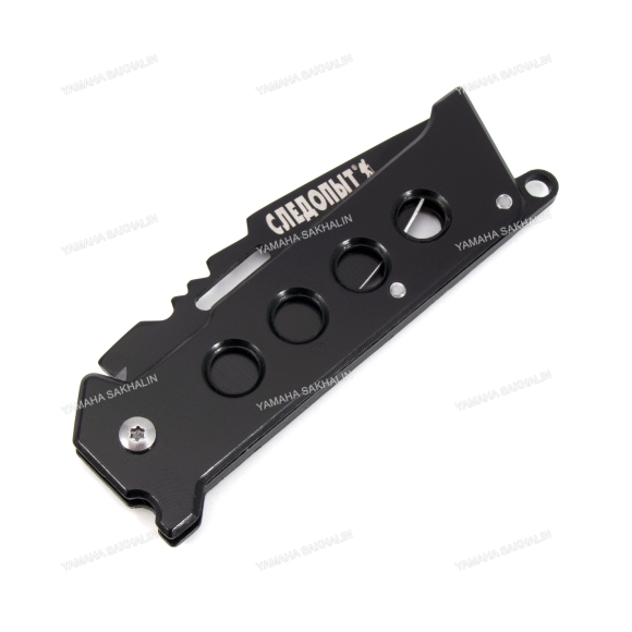 Нож туристический "СЛЕДОПЫТ", дл. клинка 70 мм, с открывашкой, на блистере/360/