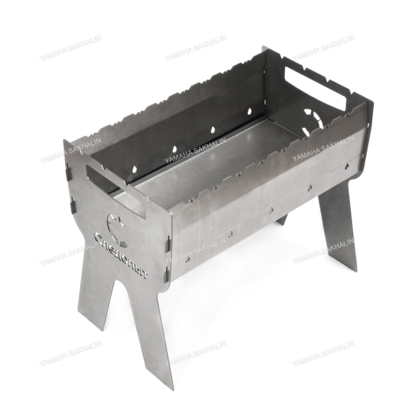 Мангал фигурный "Следопыт" складной, 502х290х400 мм, толщина 2 мм, без шампуров, в сумке