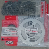 Цепь и звёздочки (комплект) для YBR-125 5VL-W001A-00