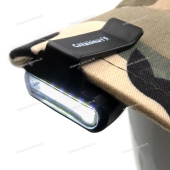 Фонарь для кепки "СИБИРСКИЙ СЛЕДОПЫТ-Позитрон" 1 COB/2х2032/300 (PF-PFL-HL47)