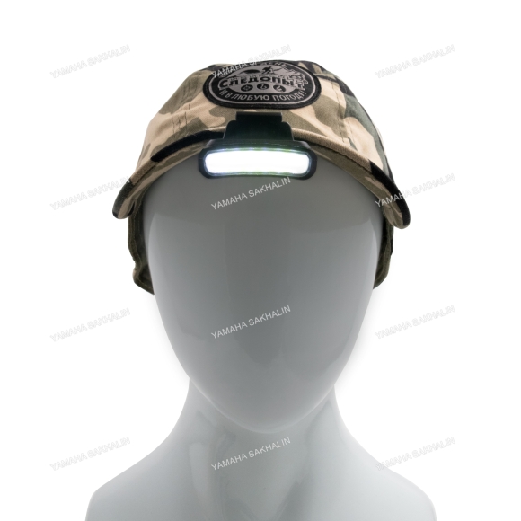 Фонарь для кепки "СИБИРСКИЙ СЛЕДОПЫТ-Позитрон" 1 COB/2х2032/300 (PF-PFL-HL47)