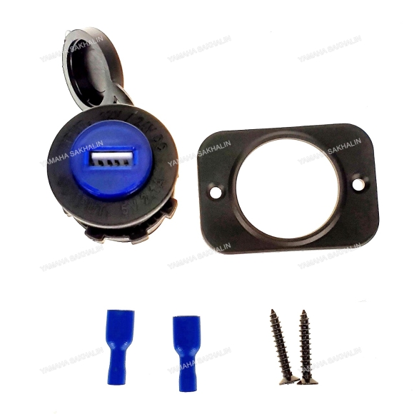 Гнездо USB, вход 12V, выход 5.1V 2.1A SF50782-3.2.1A