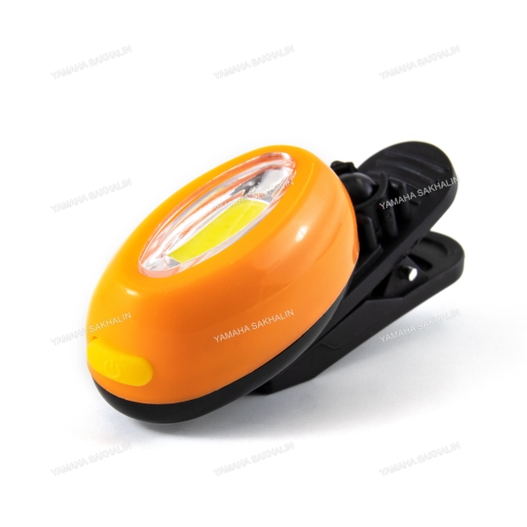 Фонарь для кепки "СИБИРСКИЙ СЛЕДОПЫТ-Планк", 1 COB, 2х2032/600/