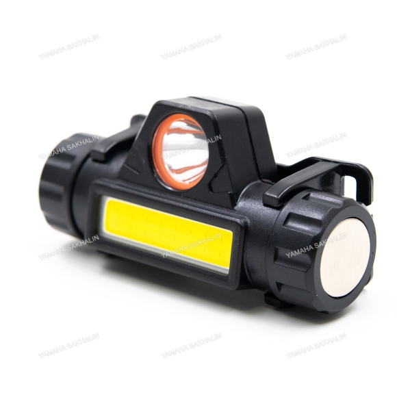 Фонарь налобный "СИБИРСКИЙ СЛЕДОПЫТ-Спектр", съемный, 1 LED + 1 COB, аккум. 220В, USB