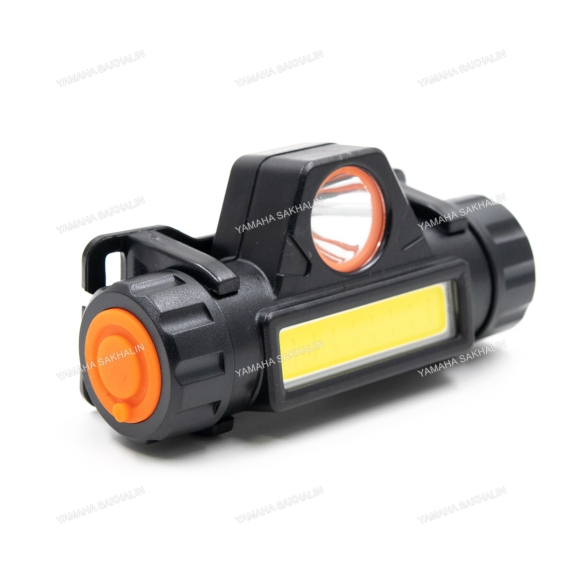 Фонарь налобный "СИБИРСКИЙ СЛЕДОПЫТ-Спектр", съемный, 1 LED + 1 COB, аккум. 220В, USB