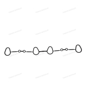 Прокладка R1 (15-20..) MT10 (16-20..) 2CR-11194-00 Прокладка R1 (15-20..) MT10 (16-20..) 2CR-11194-00