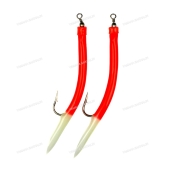 Крючки для ловли трески JpFishing Gummy Makk 8/0 (2 шт., color 001) Крючки для ловли трески JpFishing Gummy Makk 8/0 (2 шт., color 001)