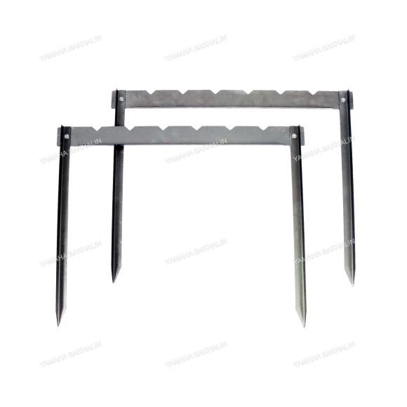 Мангал походный "Следопыт" складной (2 стойки), 500х350 мм, толщина 0,8 мм, без шампуров