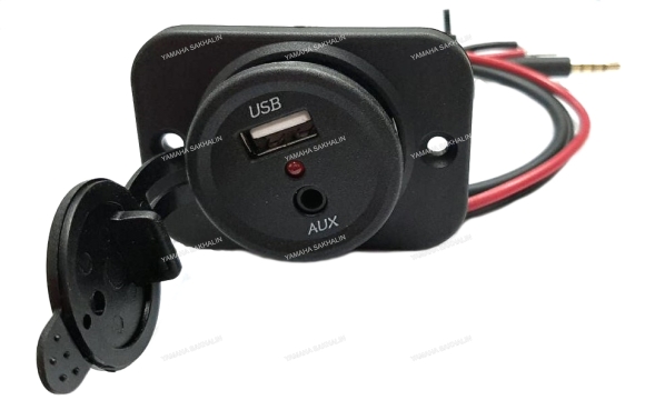 Разъем эл. с заглушкой, 1 выход USB,AUX SF50892-3