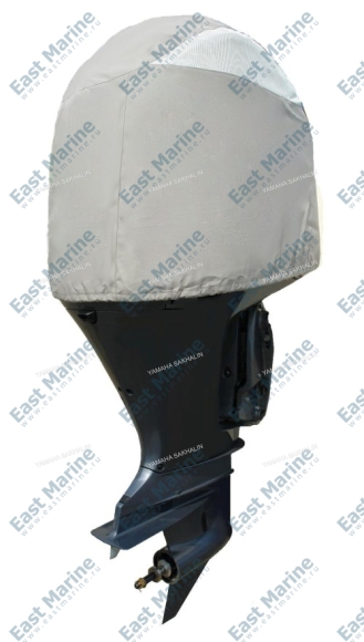 Чехол для подвесного мотора V6: F225F, F250D. F300B (синие и серые)