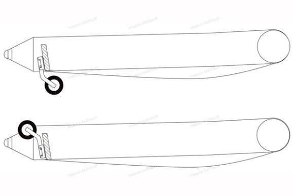 Колёса транцевые для ПВХ лодки с НДНД JET-1S быстросъёмные 110-130 кг Колёса транцевые для ПВХ лодки с НДНД JET-1S быстросъёмные 110-130 кг