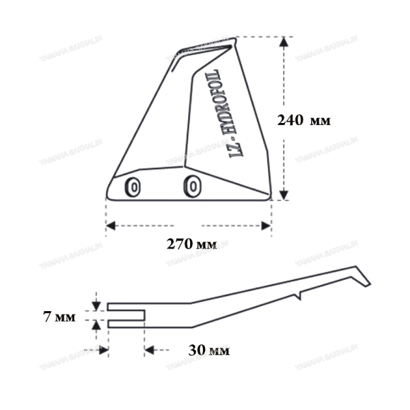 Гидрокрылья для подвесного мотора свыше 50л.с Nuowa Rade Гидрокрылья для подвесного мотора свыше 50л.с Nuowa Rade
