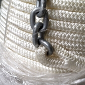 Конец якорный для лебедки с цепью (цепь-1/4"х6м), (веревка-9/16"х76м) A061125 Конец якорный для лебедки с цепью (цепь-1/4"х6м), (веревка-9/16"х76м) A061125